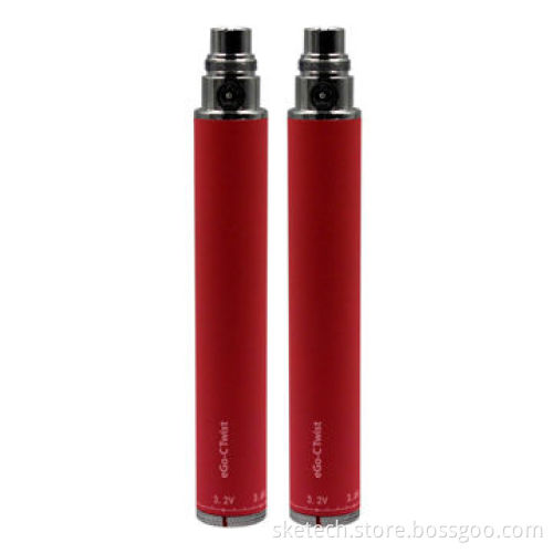 eGo-cigarette Twist Batteries, OEM Orders are Welcome, 3.3v-4.8v, Inexpensive, High Quality